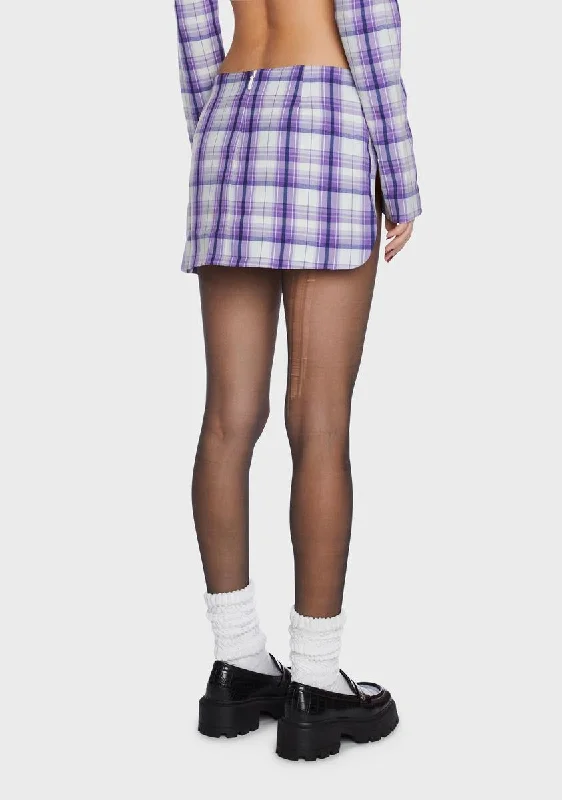 Wilson Plaid Mini Skirt