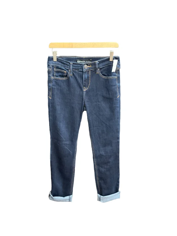 Blue Denim Jeans Skinny Express, Size 2