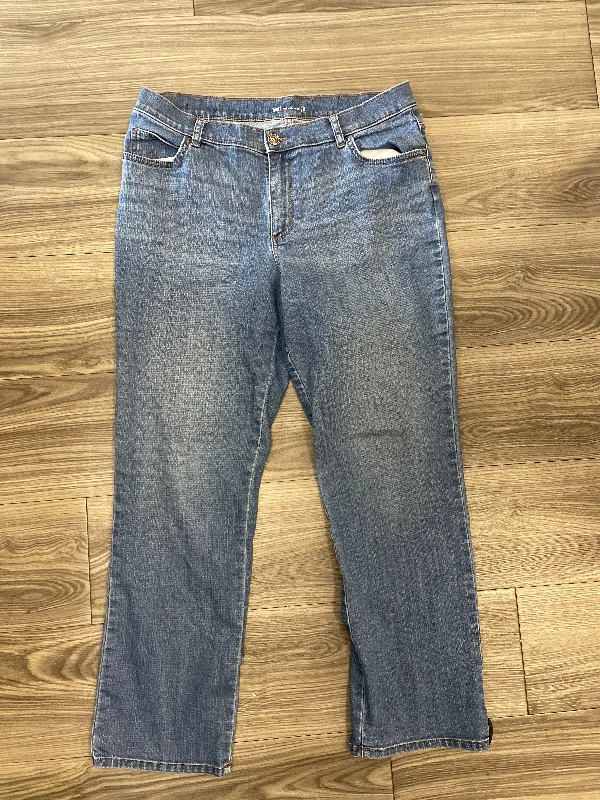 Blue Jeans Straight Lee, Size 12