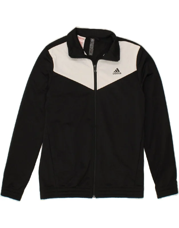 Men's Coats for Rainy WeatherADIDAS Boys Tracksuit Top Jacket 12-13 Years Black Colourblock Polyester Men's Coats for Rainy WeatherADIDAS Boys Tracksuit Top Jacket 12-13 Years Black Colourblock Polyester