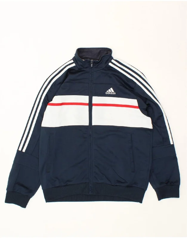 Men's Coats for Every BudgetADIDAS Boys Tracksuit Top Jacket 13-14 Years Large Navy Blue Colourblock Men's Coats for Every BudgetADIDAS Boys Tracksuit Top Jacket 13-14 Years Large Navy Blue Colourblock