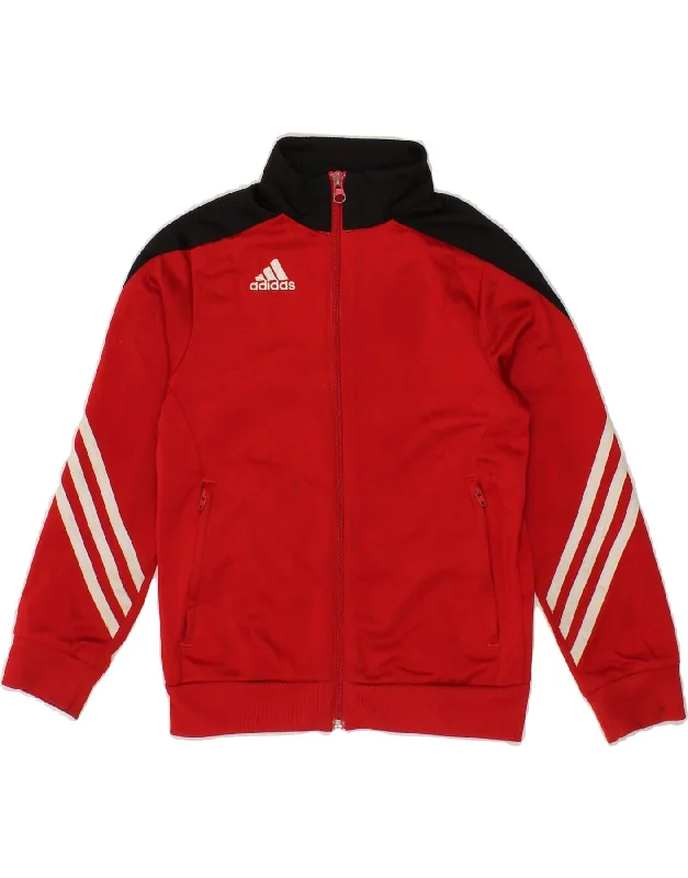 Men's Coats for Rainy WeatherADIDAS Boys Tracksuit Top Jacket 6-7 Years XS Red Colourblock Polyester Men's Coats for Rainy WeatherADIDAS Boys Tracksuit Top Jacket 6-7 Years XS Red Colourblock Polyester