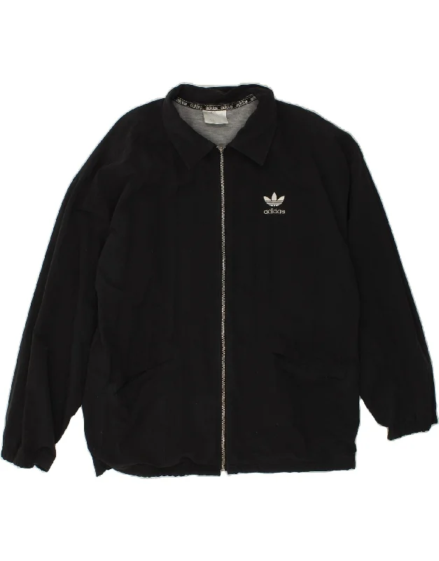 Fashionable Men's Denim JacketsADIDAS Mens Bomber Jacket UK 40 Large Black