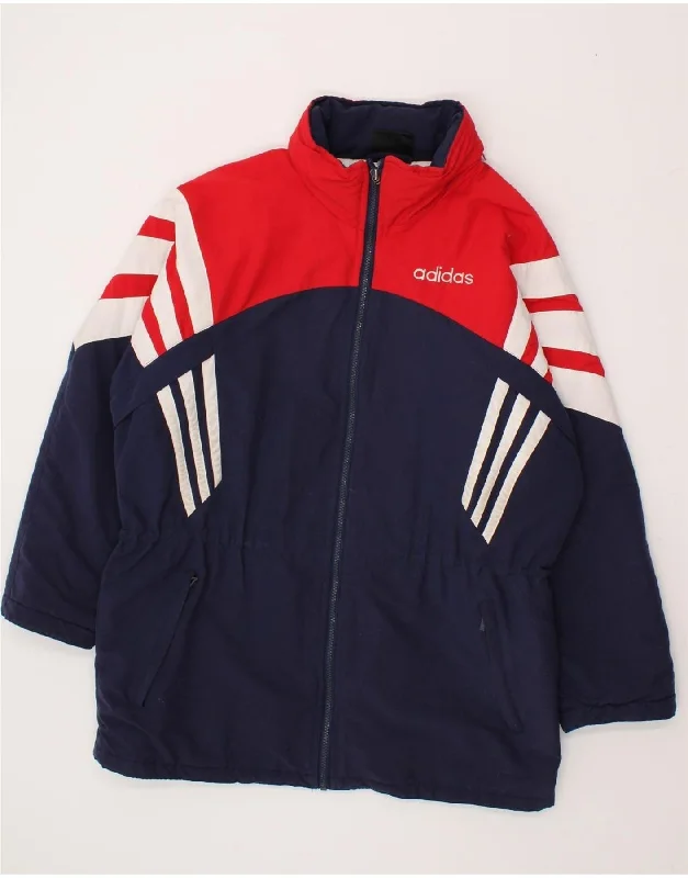 Men's Coats with Quilted LiningADIDAS Mens Windbreaker Jacket UK 38/40 Medium Navy Blue Colourblock Men's Coats with Quilted LiningADIDAS Mens Windbreaker Jacket UK 38/40 Medium Navy Blue Colourblock