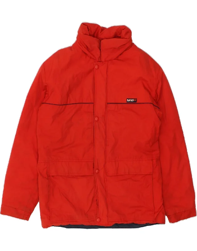 Men's Coats with Magnetic ClosuresBAILO Mens Padded Jacket IT 52 XL Red Cotton