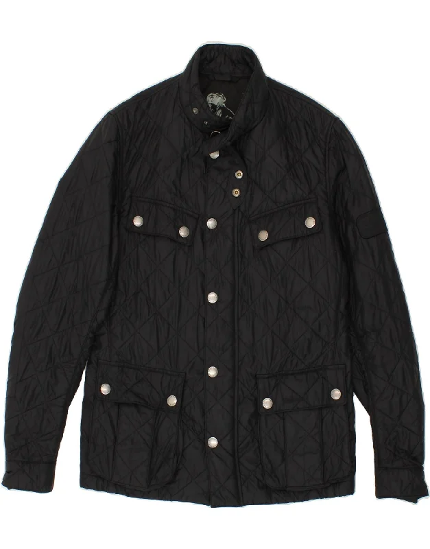 Men's Coats with Embroidered DetailsBARBOUR Mens Quilted Jacket UK 36 Small Black Polyamide Men's Coats with Embroidered DetailsBARBOUR Mens Quilted Jacket UK 36 Small Black Polyamide