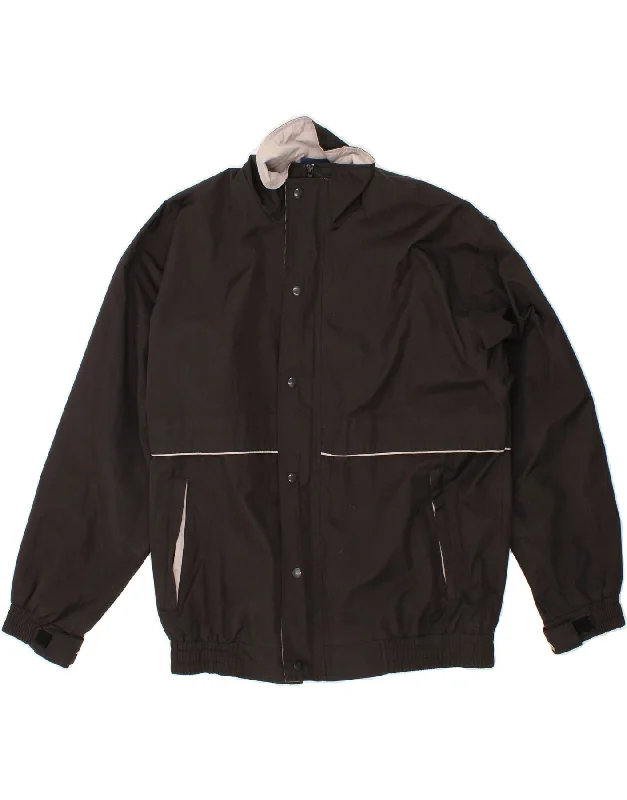 Men's Coats with Hidden PocketsBAY HILL Mens Vintage Bomber Jacket UK 38 Medium Black Polyester Men's Coats with Hidden PocketsBAY HILL Mens Vintage Bomber Jacket UK 38 Medium Black Polyester