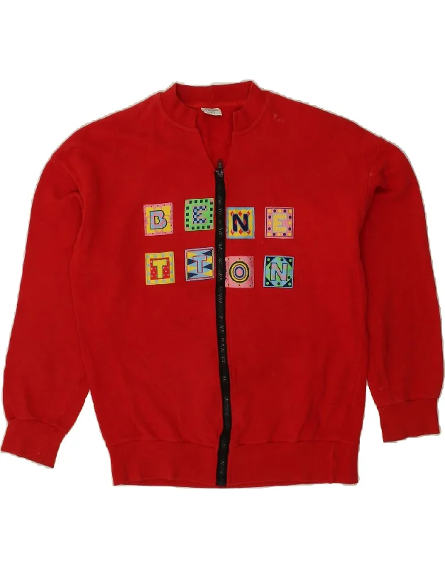 Affordable Men's Winter CoatsBENETTON Girls Graphic Tracksuit Top Jacket 11-12 Years XL Red Cotton Affordable Men's Winter CoatsBENETTON Girls Graphic Tracksuit Top Jacket 11-12 Years XL Red Cotton