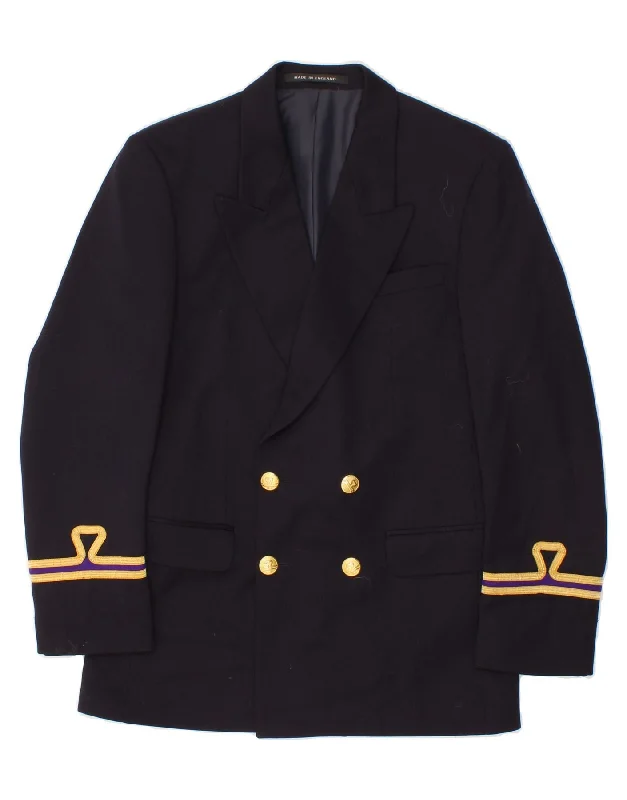 Men's Coats for Cold WeatherBURTON Mens Double Breasted Blazer Jacket UK 36 Small Navy Blue Wool Men's Coats for Cold WeatherBURTON Mens Double Breasted Blazer Jacket UK 36 Small Navy Blue Wool