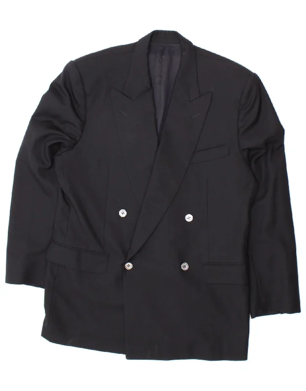 Winter-Ready Men's CoatsCANALI Mens Milano Double Breasted Blazer Jacket IT 54 2XL Navy Blue Winter-Ready Men's CoatsCANALI Mens Milano Double Breasted Blazer Jacket IT 54 2XL Navy Blue