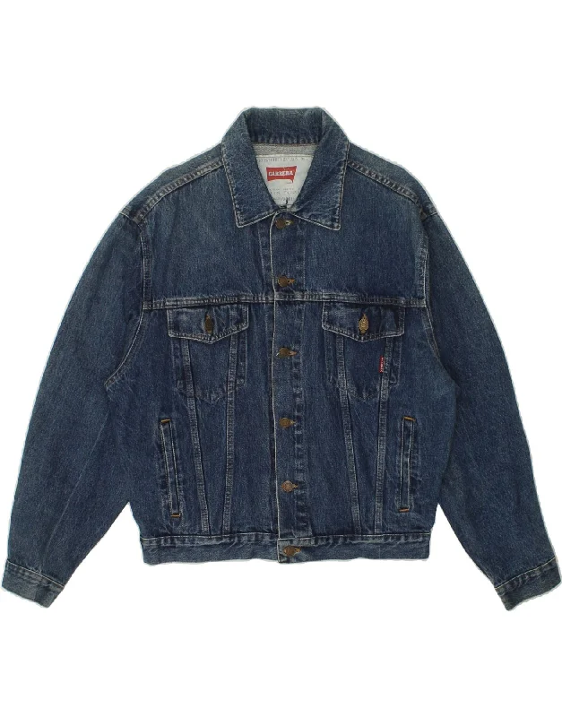 Men's Coats for HikingCARRERA Mens Denim Jacket UK 40 Large Blue Cotton