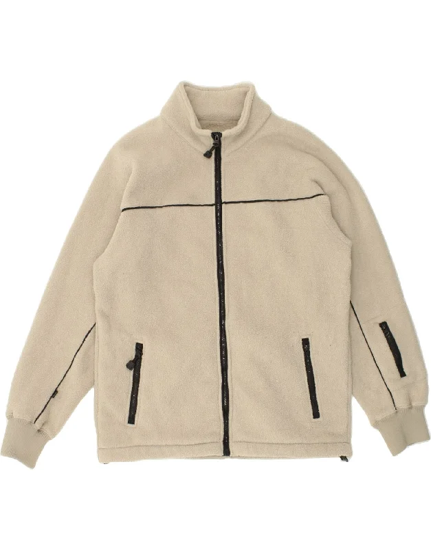 Elegant Men's Wool CoatsCAT Mens Fleece Jacket UK 40 Large Grey Polyester