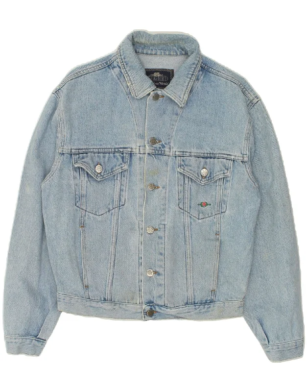 Men's Coats for SnowboardingCHARRO Mens Denim Jacket UK 38 Medium Blue Cotton