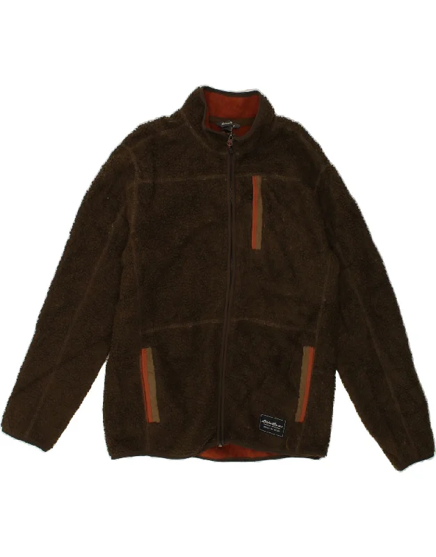 Men's Coats with Snap ButtonsEDDIE BAUER Mens Fleece Jacket UK 38 Medium Khaki Polyester Men's Coats with Snap ButtonsEDDIE BAUER Mens Fleece Jacket UK 38 Medium Khaki Polyester