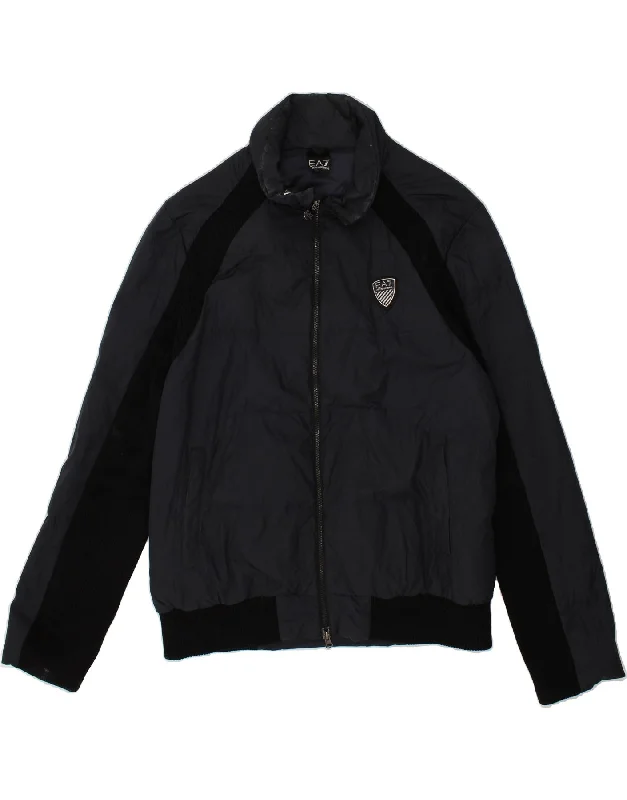 Men's Coats for WalkingEMPORIO ARMANI Mens Bomber Jacket UK 46 3XL Navy Blue Polyester Men's Coats for WalkingEMPORIO ARMANI Mens Bomber Jacket UK 46 3XL Navy Blue Polyester