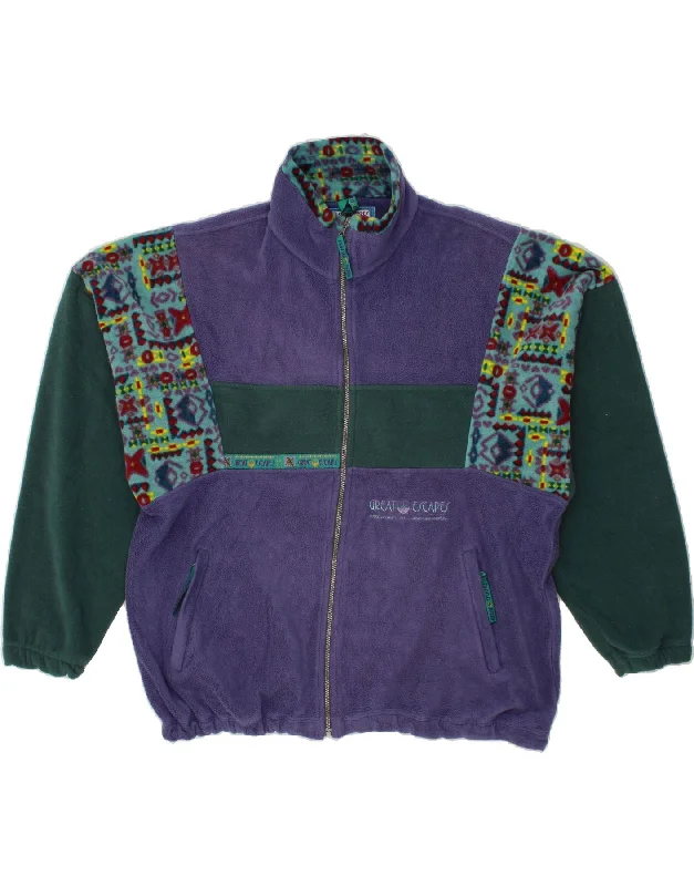 Modern Men's Field JacketsGREAT ESCAPES Mens Fleece Jacket UK 42 XL Purple Colourblock Modern Men's Field JacketsGREAT ESCAPES Mens Fleece Jacket UK 42 XL Purple Colourblock