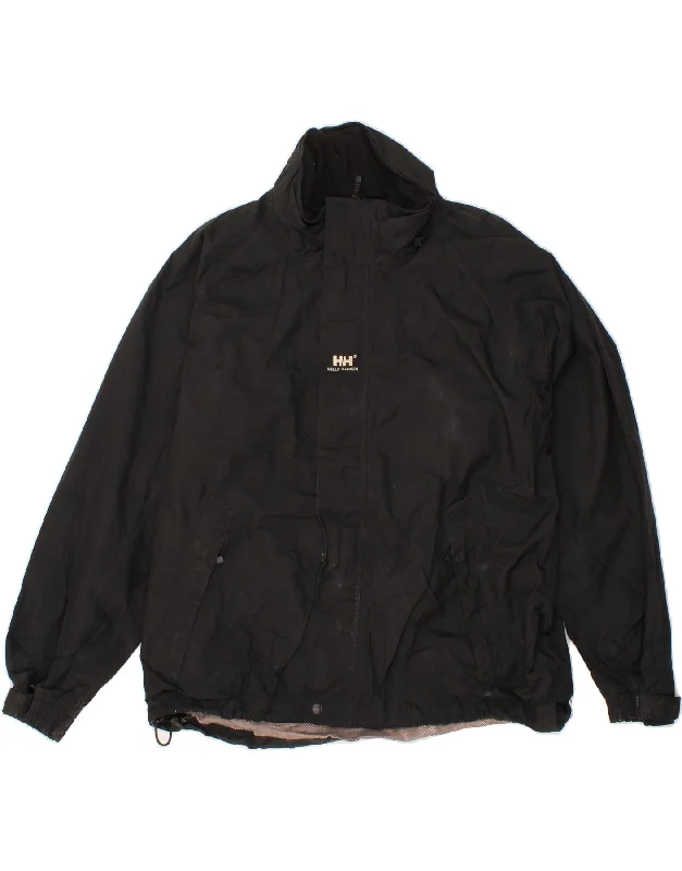 Men's Coats for Formal EventsHELLY HANSEN Mens Rain Jacket UK 40 Large Black Polyester Men's Coats for Formal EventsHELLY HANSEN Mens Rain Jacket UK 40 Large Black Polyester