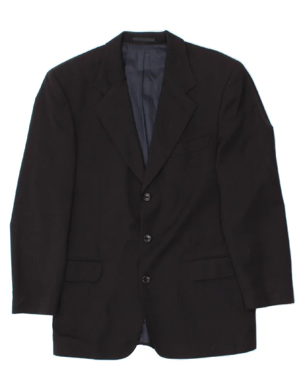 Trendy Men's Anorak JacketsHUGO BOSS Mens Skinny 3 Button Blazer Jacket UK 46 3XL Navy Blue