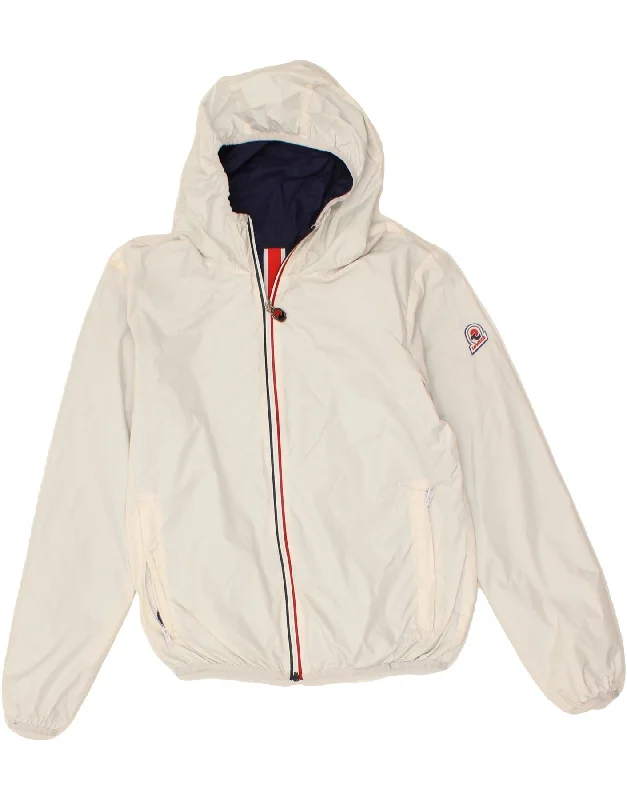 Men's Coats for Ice FishingINVICTA Mens Reversible Rain Jacket UK 34 XS White Polyamide Men's Coats for Ice FishingINVICTA Mens Reversible Rain Jacket UK 34 XS White Polyamide