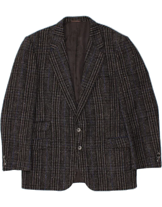 Men's Coats for Snowy WeatherJAEGER Mens 2 Button Blazer Jacket IT 54 2XL Grey Herringbone Wool Men's Coats for Snowy WeatherJAEGER Mens 2 Button Blazer Jacket IT 54 2XL Grey Herringbone Wool