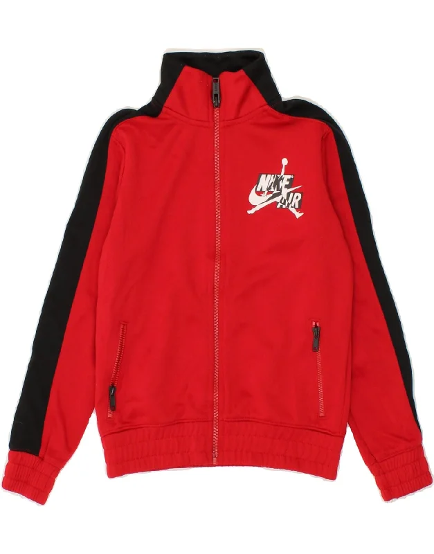 Fashionable Men's Denim JacketsJORDAN Boys Graphic Tracksuit Top Jacket 5-6 Years Medium Red Colourblock Fashionable Men's Denim JacketsJORDAN Boys Graphic Tracksuit Top Jacket 5-6 Years Medium Red Colourblock