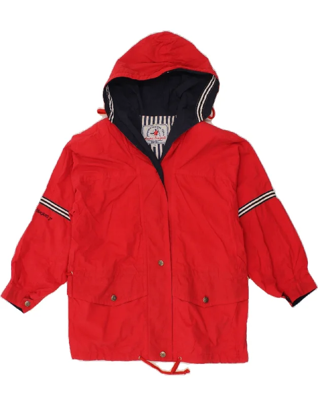 Men's Coats with Water-Repellent FabricLAURA BIAGIOTTI Girls Hooded Rain Jacket 15-16 Years Red Cotton Men's Coats with Water-Repellent FabricLAURA BIAGIOTTI Girls Hooded Rain Jacket 15-16 Years Red Cotton
