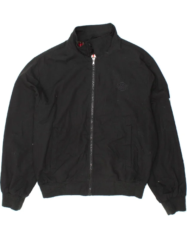 Men's Coats with Inner PocketsLONSDALE Mens Bomber Jacket UK 38 Medium Black Polyester Men's Coats with Inner PocketsLONSDALE Mens Bomber Jacket UK 38 Medium Black Polyester
