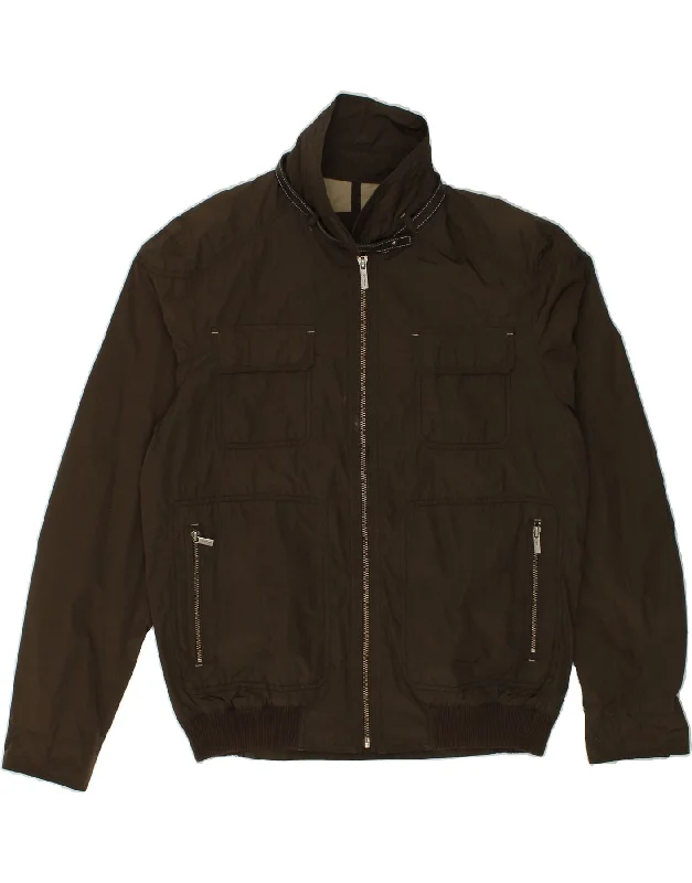 Winter-Ready Men's CoatsMASSIMO DUTTI Mens Bomber Jacket UK 40 Large Brown Polyamide Winter-Ready Men's CoatsMASSIMO DUTTI Mens Bomber Jacket UK 40 Large Brown Polyamide