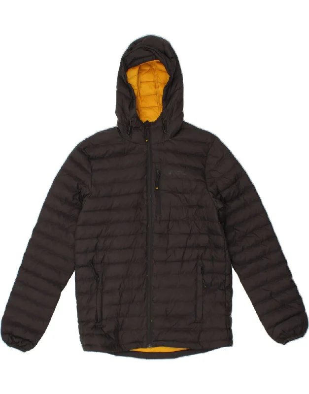 Men's Coats with Contrast StitchingMOUNTAIN WAREHOUSE Mens Hooded Padded Jacket UK 38 Medium Grey Nylon Men's Coats with Contrast StitchingMOUNTAIN WAREHOUSE Mens Hooded Padded Jacket UK 38 Medium Grey Nylon