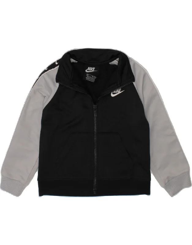 Designer Men's OvercoatsNIKE Baby Boys Tracksuit Top Jacket 18-24 Months Black Colourblock Designer Men's OvercoatsNIKE Baby Boys Tracksuit Top Jacket 18-24 Months Black Colourblock