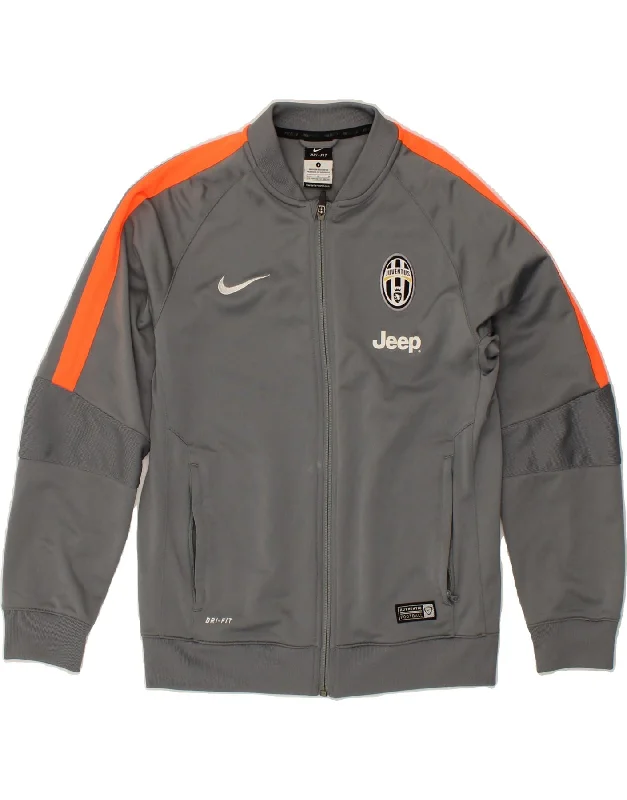 Men's Coats with Tactical FeaturesNIKE Boys Juventus Graphic Tracksuit Top Jacket 12-13 Years Large  Grey