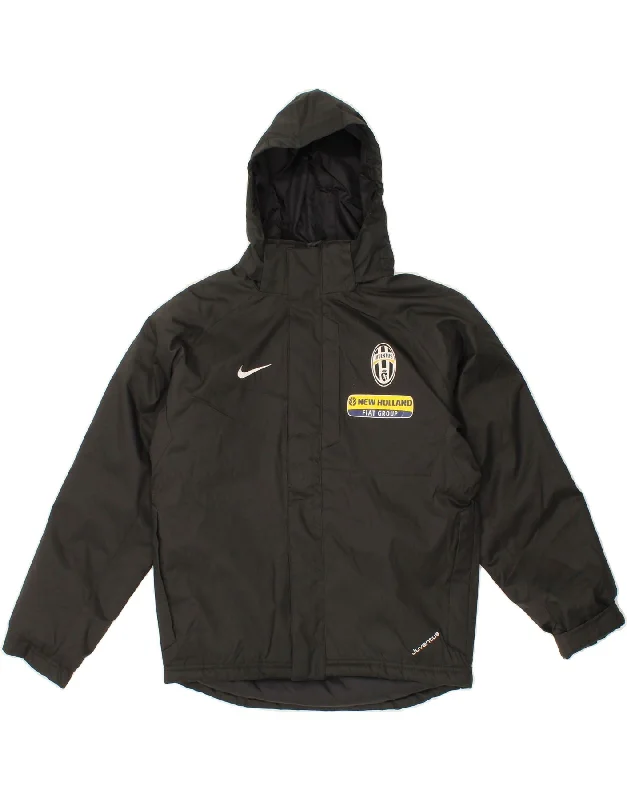 Men's Coats with Quick-Dry FabricNIKE Boys Juventus Hooded Windbreaker Jacket 12-13 Years Large Black Men's Coats with Quick-Dry FabricNIKE Boys Juventus Hooded Windbreaker Jacket 12-13 Years Large Black