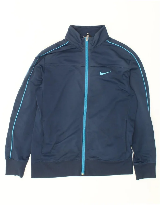 Men's Coats for Mild WeatherNIKE Boys Tracksuit Top Jacket 13-14 Years XL Navy Blue Polyester Men's Coats for Mild WeatherNIKE Boys Tracksuit Top Jacket 13-14 Years XL Navy Blue Polyester