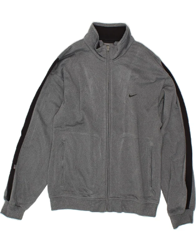 Men's Coats with Relaxed FitsNIKE Boys Tracksuit Top Jacket 14-15 Years Large Grey Polyester Men's Coats with Relaxed FitsNIKE Boys Tracksuit Top Jacket 14-15 Years Large Grey Polyester