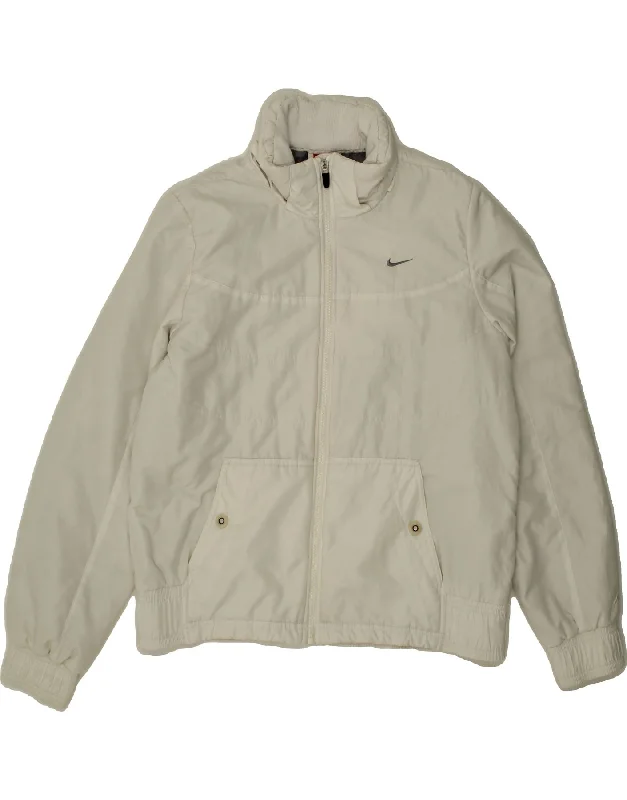Men's Coats Made in the USANIKE Mens Bomber Jacket UK 18 XL White Polyester