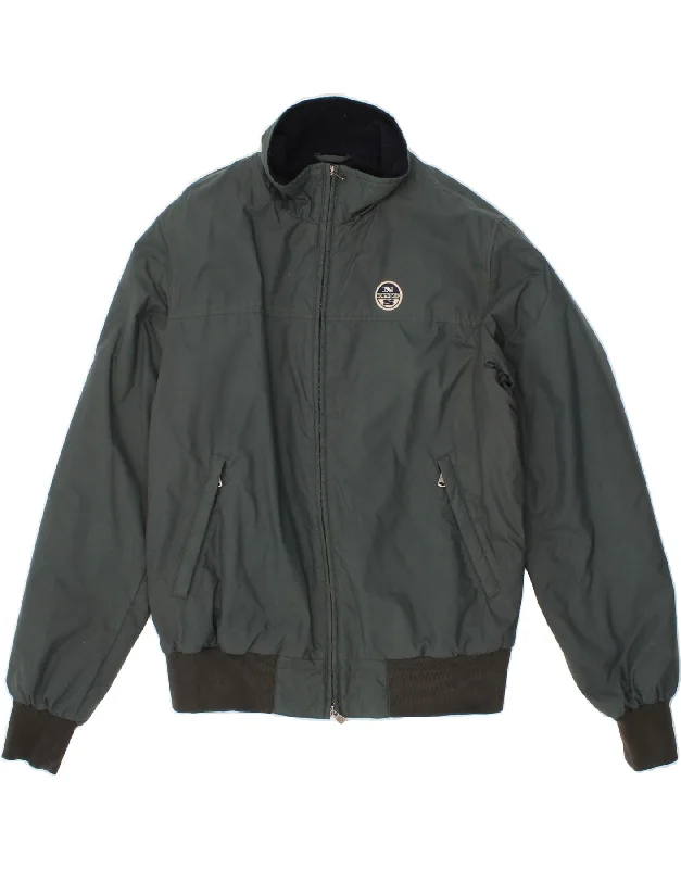 Men's Coats with Belted WaistsNORTH SAILS Mens Bomber Jacket UK 44 2XL Blue
