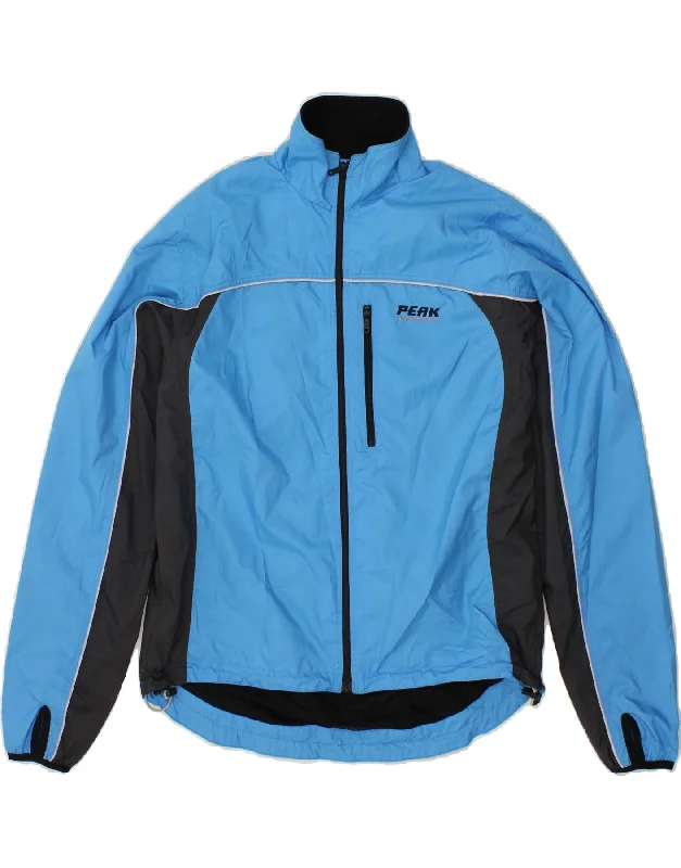 Men's Coats with Fur TrimPEAK PERFORMANCE Mens Graphic Rain Jacket UK 38 Medium Blue Colourblock Men's Coats with Fur TrimPEAK PERFORMANCE Mens Graphic Rain Jacket UK 38 Medium Blue Colourblock
