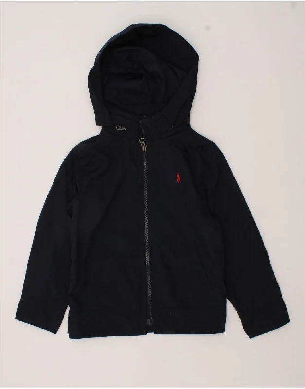 Men's Coats for Rainy WeatherPOLO RALPH LAUREN Boys Hooded Bomber Jacket 3-4 Years Navy Blue Polyester Men's Coats for Rainy WeatherPOLO RALPH LAUREN Boys Hooded Bomber Jacket 3-4 Years Navy Blue Polyester