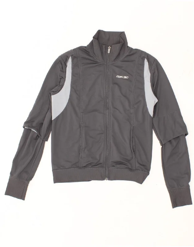 Men's Coats for Short MenREEBOK Boys Tracksuit Top Jacket 10-11 Years Grey Colourblock Polyester Men's Coats for Short MenREEBOK Boys Tracksuit Top Jacket 10-11 Years Grey Colourblock Polyester