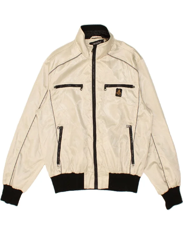Men's Coats with PocketsREFRIGIWEAR Mens Bomber Jacket UK 44 2XL Beige