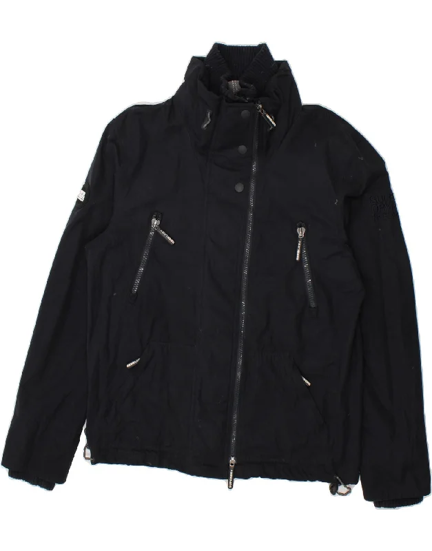 Men's Coats for BikingSUPERDRY Mens Graphic Windbreaker Jacket UK 40 Large Navy Blue Polyester Men's Coats for BikingSUPERDRY Mens Graphic Windbreaker Jacket UK 40 Large Navy Blue Polyester