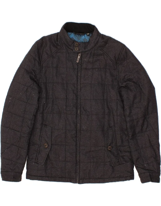 Men's Coats with Military InfluenceTED BAKER Mens Padded Jacket Size 4 Large Grey Polyester Men's Coats with Military InfluenceTED BAKER Mens Padded Jacket Size 4 Large Grey Polyester