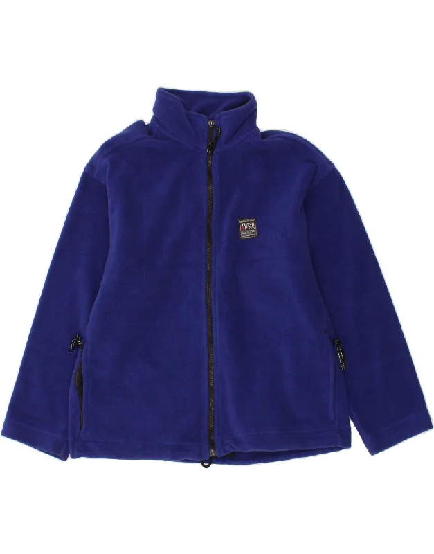 Men's Coats with Hidden PocketsTHINK PINK Mens Fleece Jacket UK 38 Medium Blue Polyester Men's Coats with Hidden PocketsTHINK PINK Mens Fleece Jacket UK 38 Medium Blue Polyester