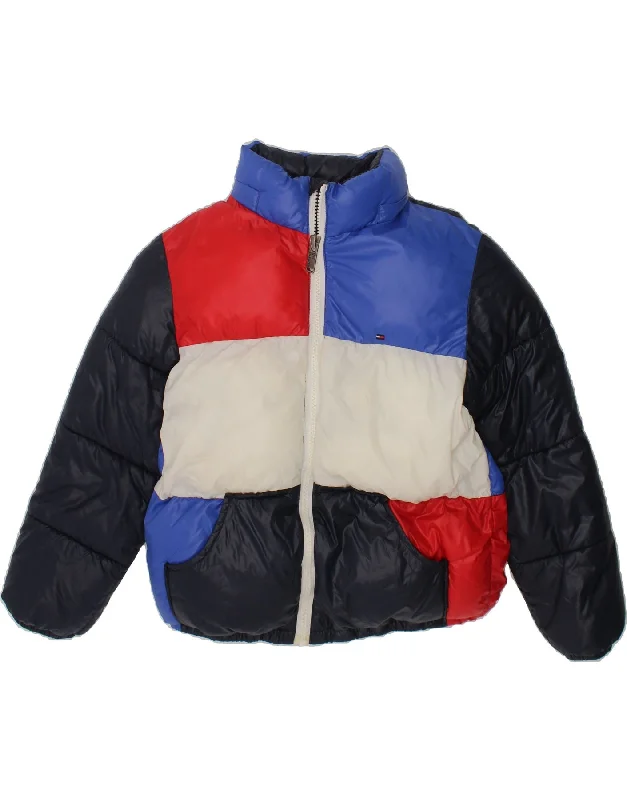 Stylish Men's Biker JacketsTOMMY HILFIGER Boys Graphic Padded Jacket 6-7 Years Multicoloured Stylish Men's Biker JacketsTOMMY HILFIGER Boys Graphic Padded Jacket 6-7 Years Multicoloured