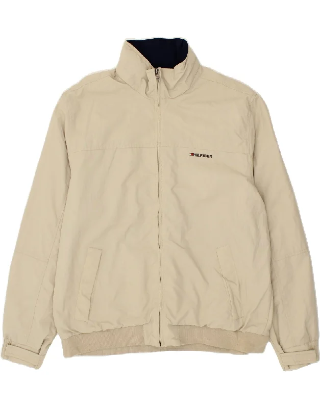 Men's Coats for WalkingTOMMY HILFIGER Mens Graphic Rain Jacket UK 44 2XL Beige Nylon Men's Coats for WalkingTOMMY HILFIGER Mens Graphic Rain Jacket UK 44 2XL Beige Nylon