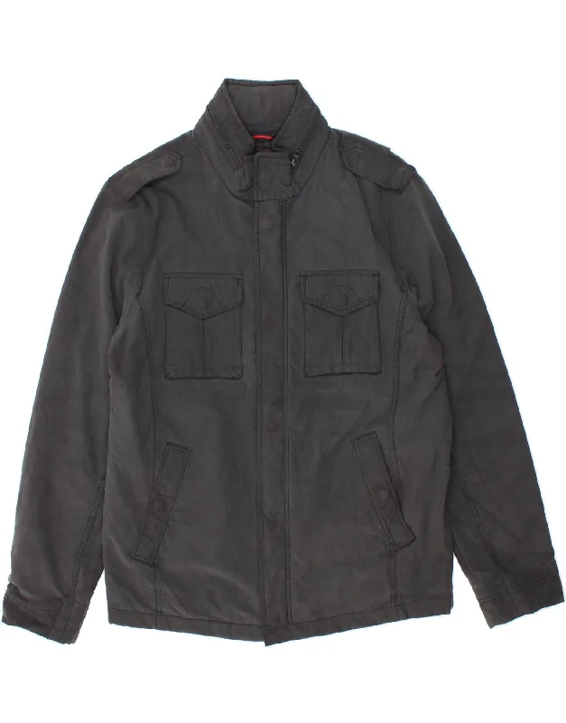 Men's Coats with Quick-Dry FabricTOMMY HILFIGER Mens Military Jacket UK 40 Large Grey Nylon Men's Coats with Quick-Dry FabricTOMMY HILFIGER Mens Military Jacket UK 40 Large Grey Nylon