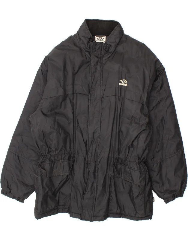 Men's Coats with Flannel LiningUMBRO Mens Windbreaker Jacket UK 38 Medium Black Polyester Men's Coats with Flannel LiningUMBRO Mens Windbreaker Jacket UK 38 Medium Black Polyester