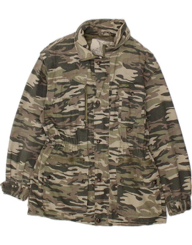 Warm Men's Down JacketsUNIVERS Mens Hooded Military Jacket IT 46 Small Grey Camouflage Cotton Warm Men's Down JacketsUNIVERS Mens Hooded Military Jacket IT 46 Small Grey Camouflage Cotton