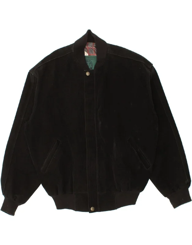 Men's Coats for Dressy OccasionsVINTAGE Mens Bomber Jacket UK 40 Large Black