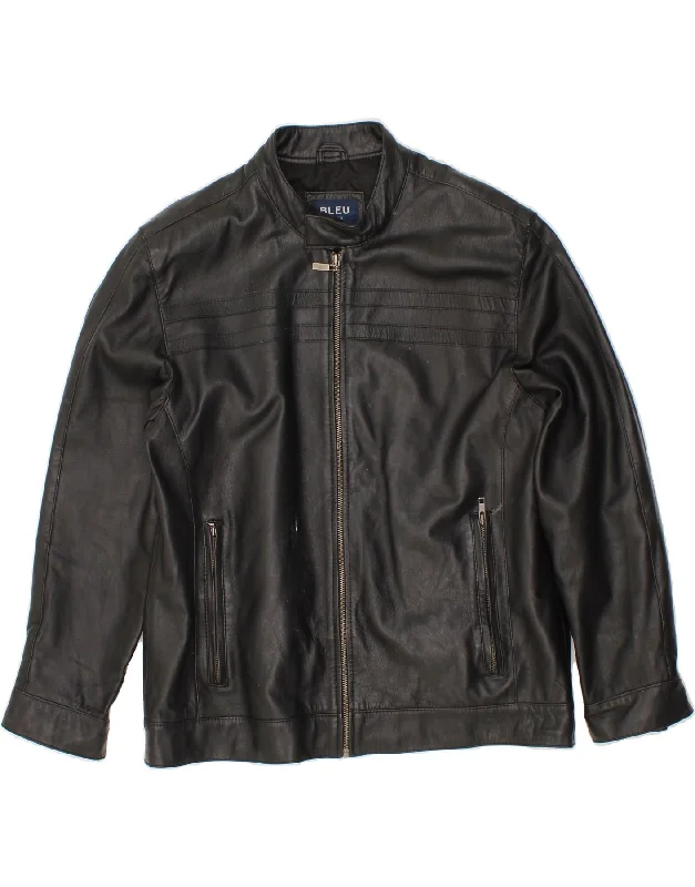 Best Men's Leather CoatsVINTAGE Mens Leather Jacket UK 40 Large Black Leather